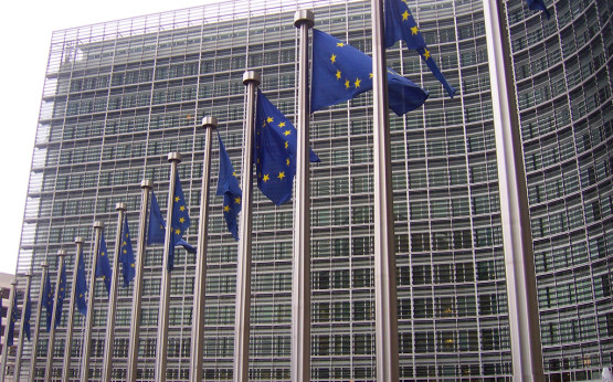 Das Berlaymont-Gebäude in Brüssel - Sitz der Europäischen Kommission
